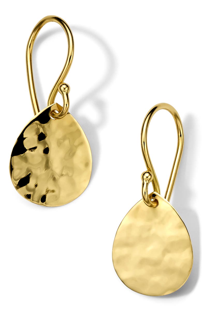Ippolita Hammered Drop Earrings, Main, color, 