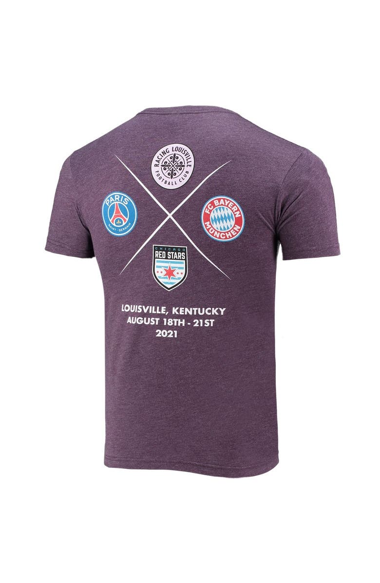 BAYERN MUNICH Men's Purple 2021 The Women's Cup Tri-Blend T-Shirt, Alternate, color, 