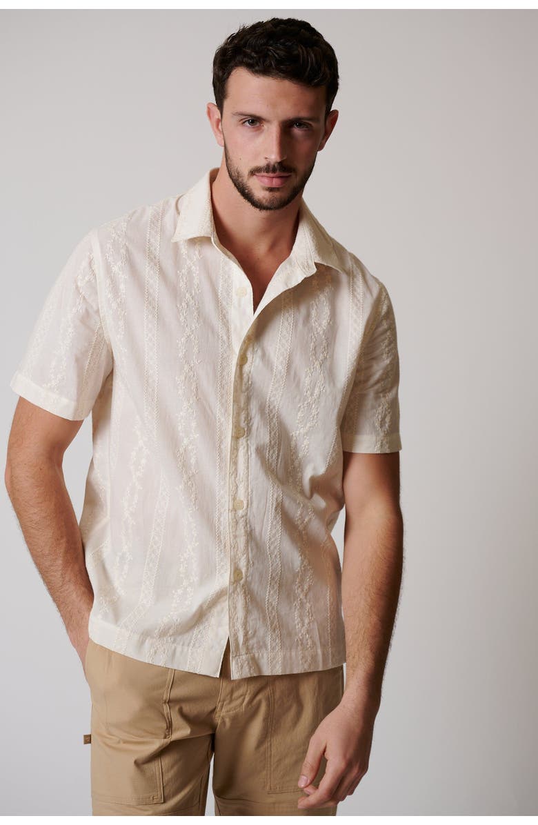 LEISURE LAB Oaxaca Button Up, Main, color, Anejo