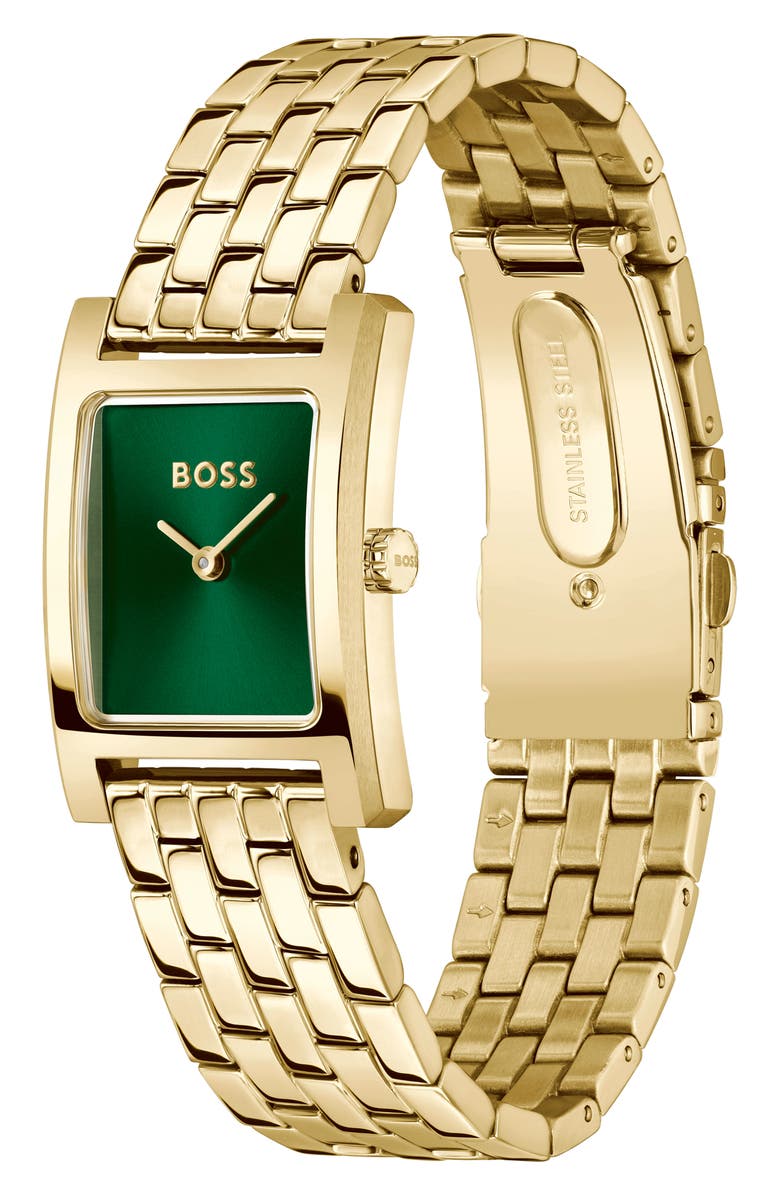 BOSS Lucy Bracelet Watch, 23mm, Alternate, color, Green
