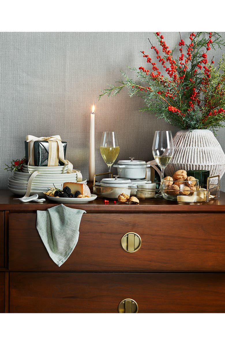 Staub 10-Inch Oval Serving Dish, Alternate, color, White Truffle