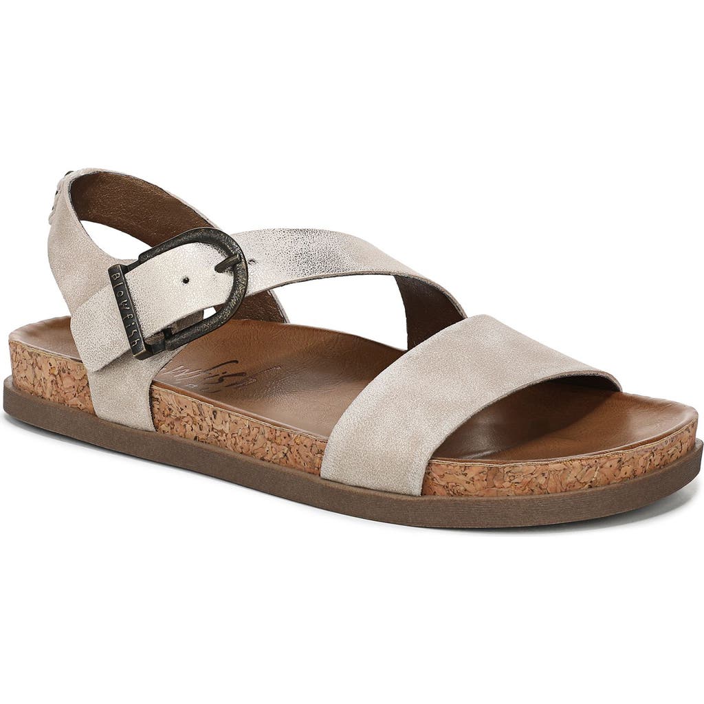 Blowfish Malibu Lance Sandal In Cloud Faux Leather