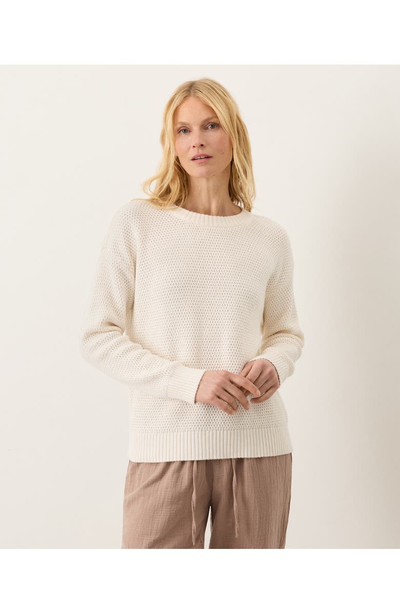 Pact Organic Cotton Shoreline Pullover Sweater, Main, color, Cream