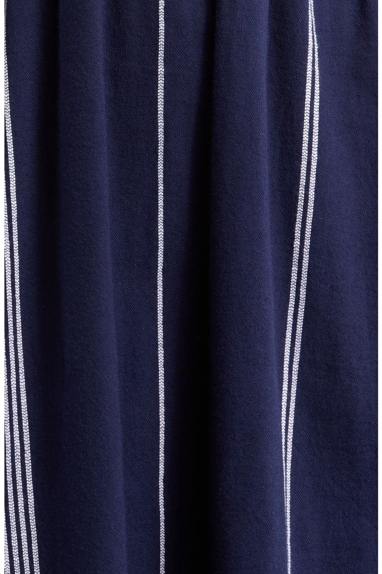 Lelisa Plunge Cotton Cover-Up Maxi Dress, Alternate, color, NUNU NAVY