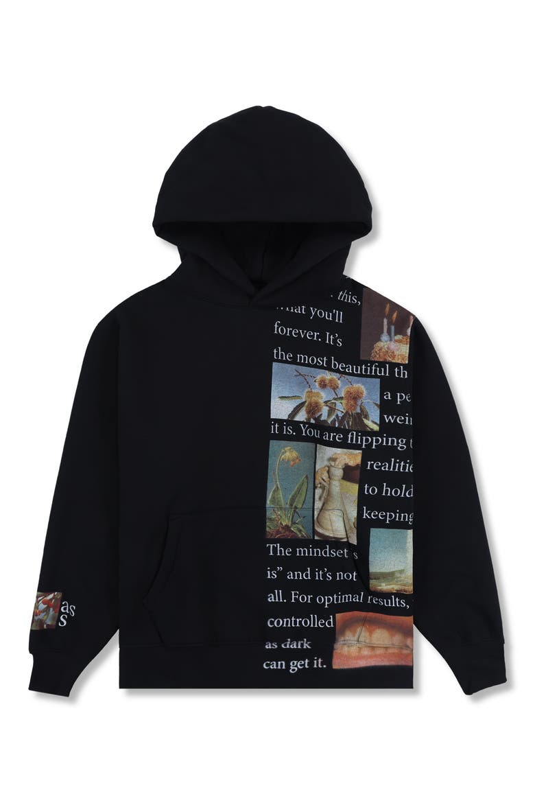 Connection Graphic Hoodie, Alternate, color, BLACK