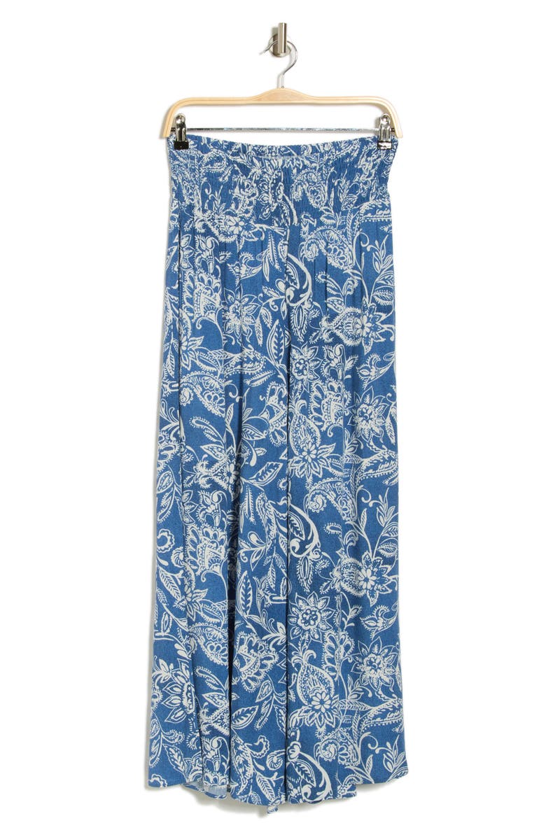 Vince Camuto Wide Leg Challis Pants, Alternate, color, 