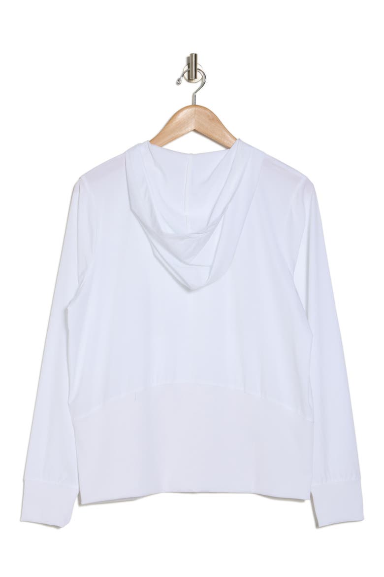 Paige Zip Hoodie, Alternate, color, WHITE