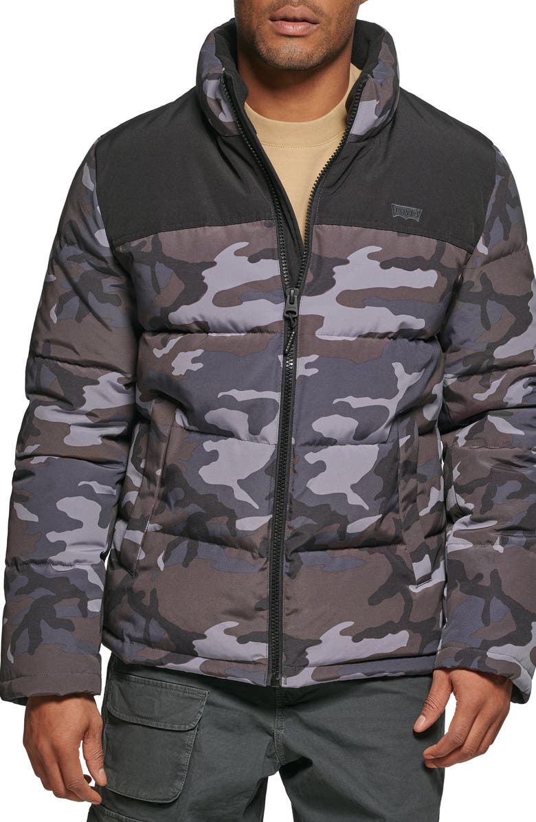 Levi's<sup>®</sup> Quilted Puffer Jacket, Main, color,