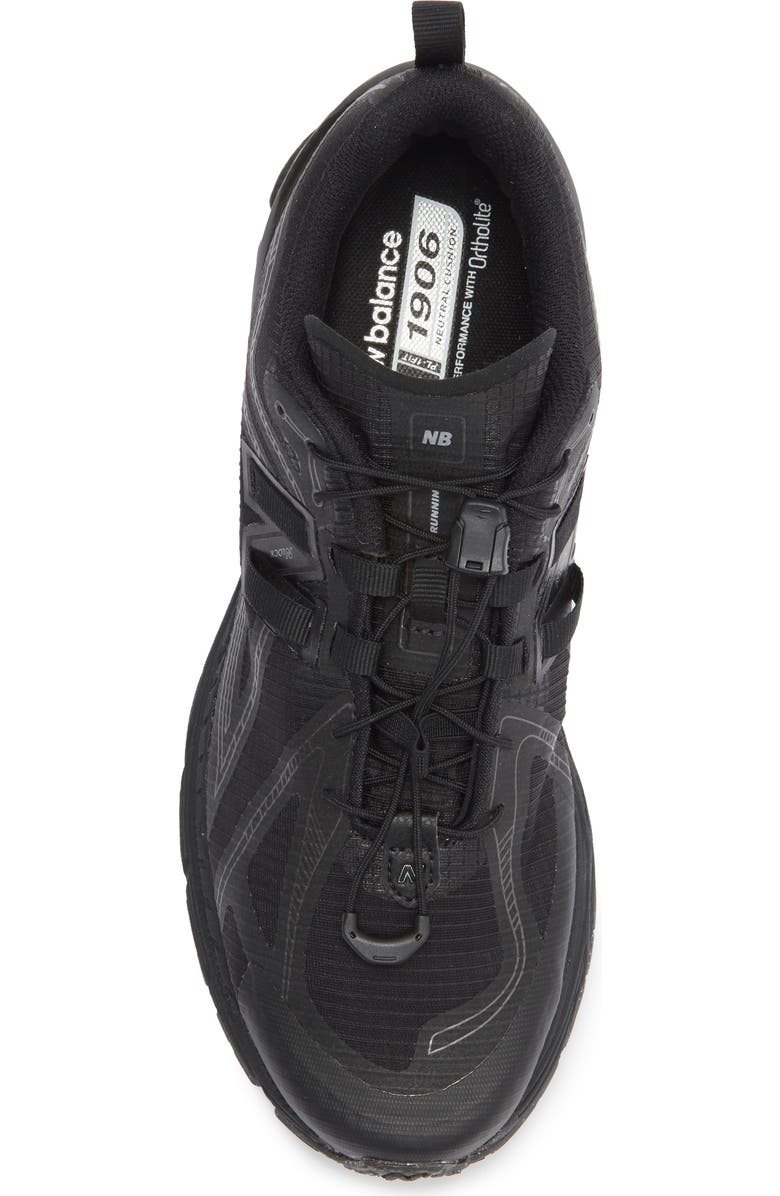 New Balance Gender Inclusive 1906A Running Shoe, Alternate, color, Black/ Dark Silver Metallic