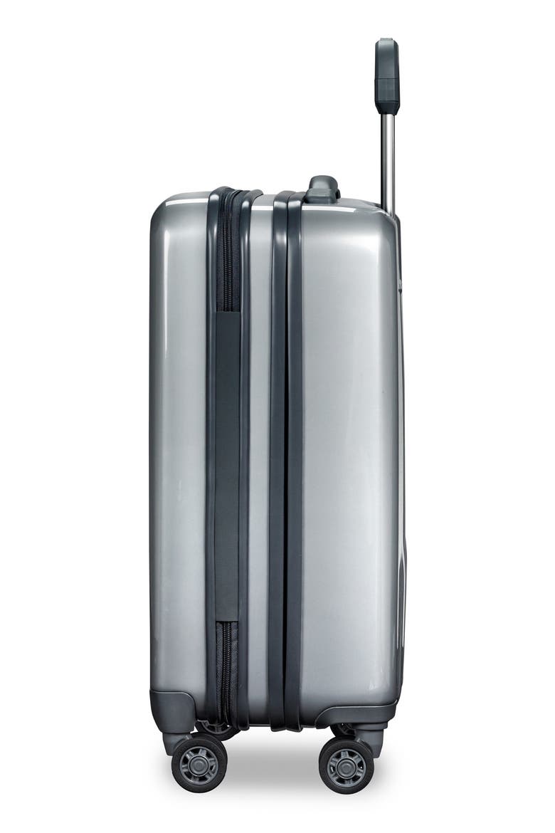 Sympatico Special Edition Expandable 21-Inch Spinner International Carry-On, Alternate, color, SILVER