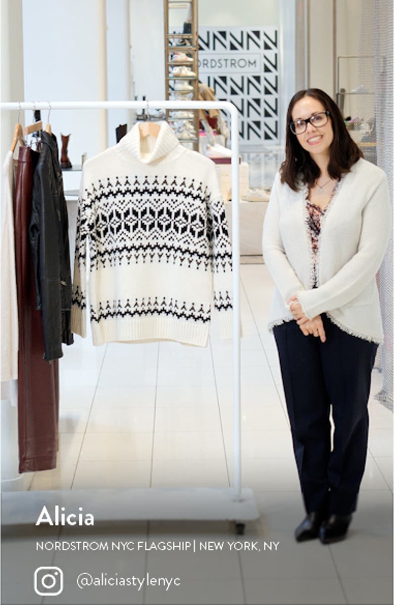 Patrisse Wool Blend Tunic Sweater, sales video thumbnail