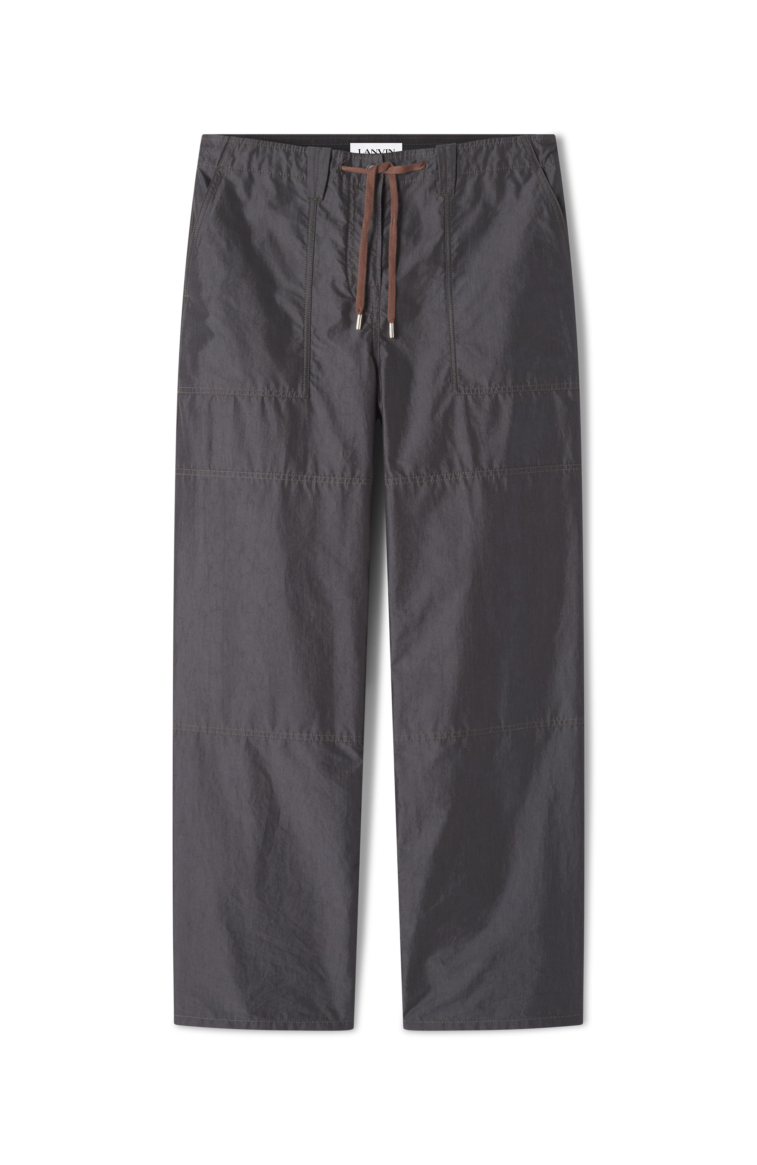 Wide-Leg Chambray Pants - image 2