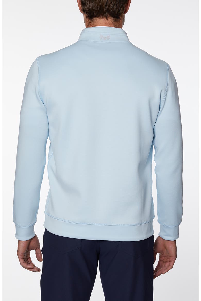 Reversible Half-Zip Pullover, Alternate, color, LT.BLUE