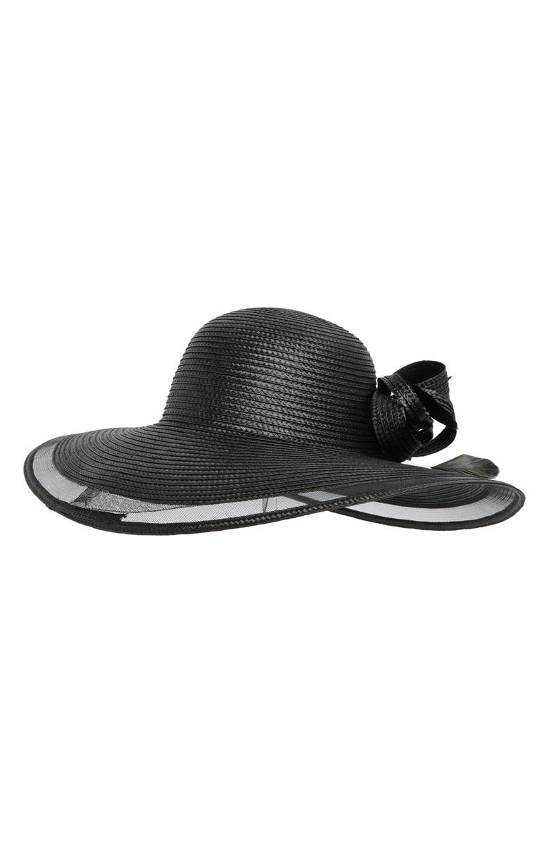 Vince Camuto Mesh Bow Hat, Alternate, color, 