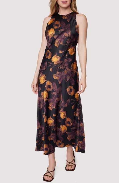 Jardin De Siene Floral Sleeveless Maxi Dress