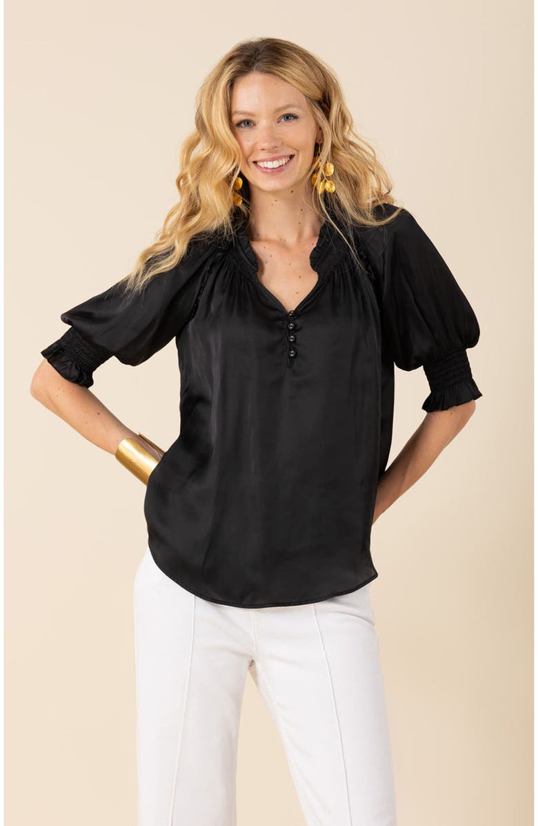 Hale Bob Eileen Charmeuse Top, Main, color,
