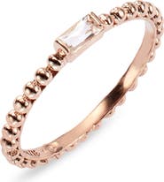 Anzie Dew Drop Topaz Baguette Stacking Ring