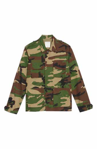 SANDRO GI Cotton Shirt Jacket