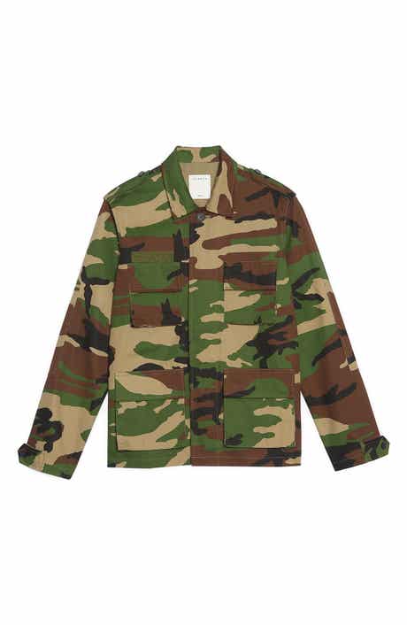 SANDRO GI Cotton Shirt Jacket