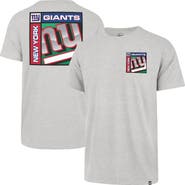 '47 Men's '47 Gray New York Giants Chrome Plate Franklin T-Shirt