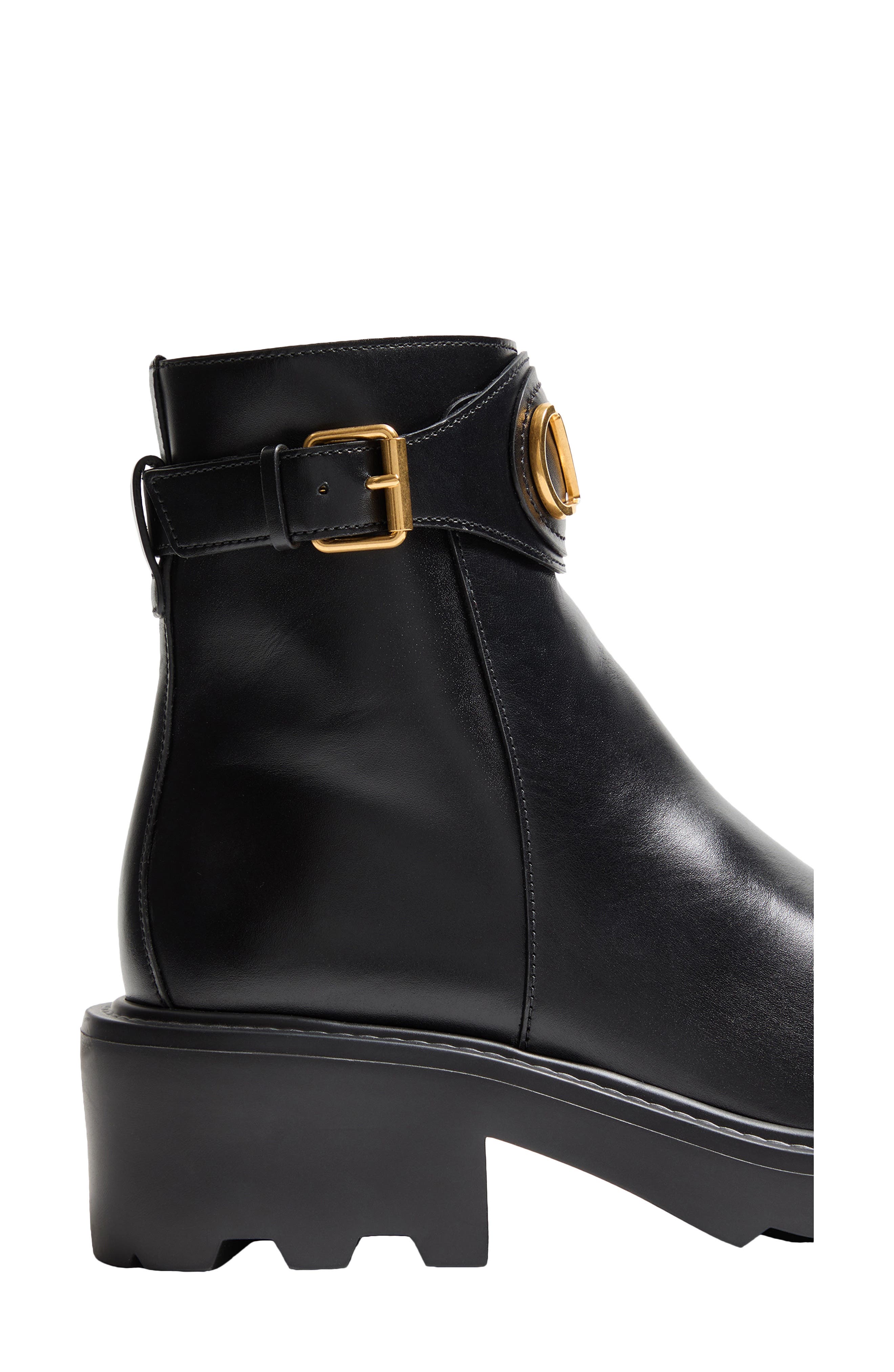 Valentino VLOGO Signature Bootie, Alternate, color, Black