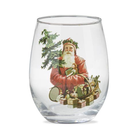 So This Is Christmas Stemless Wine Glass Multicolor