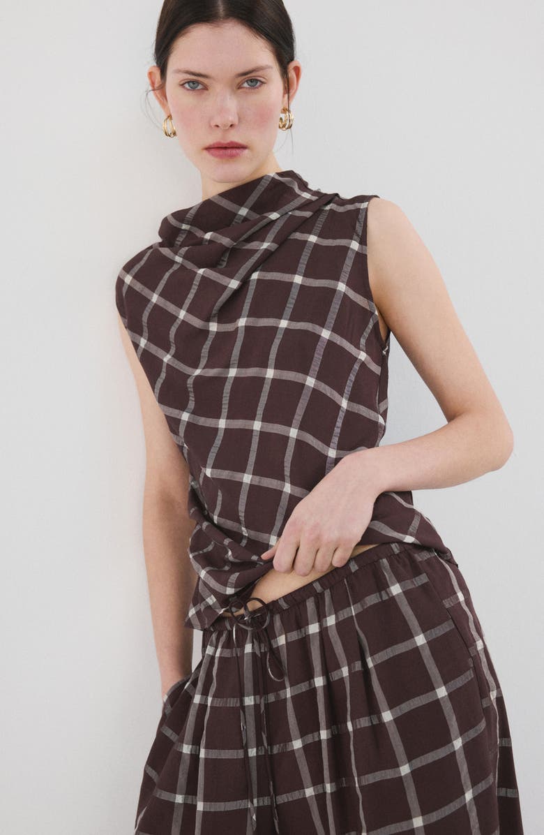 MANGO Drawstring Balloon Pants, Alternate, color, 