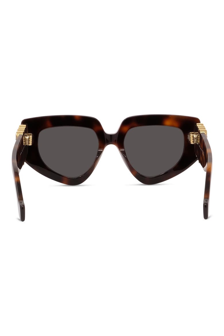 Anagram 51mm Geometric Sunglasses, Alternate, color, DARK HAVANA / SMOKE