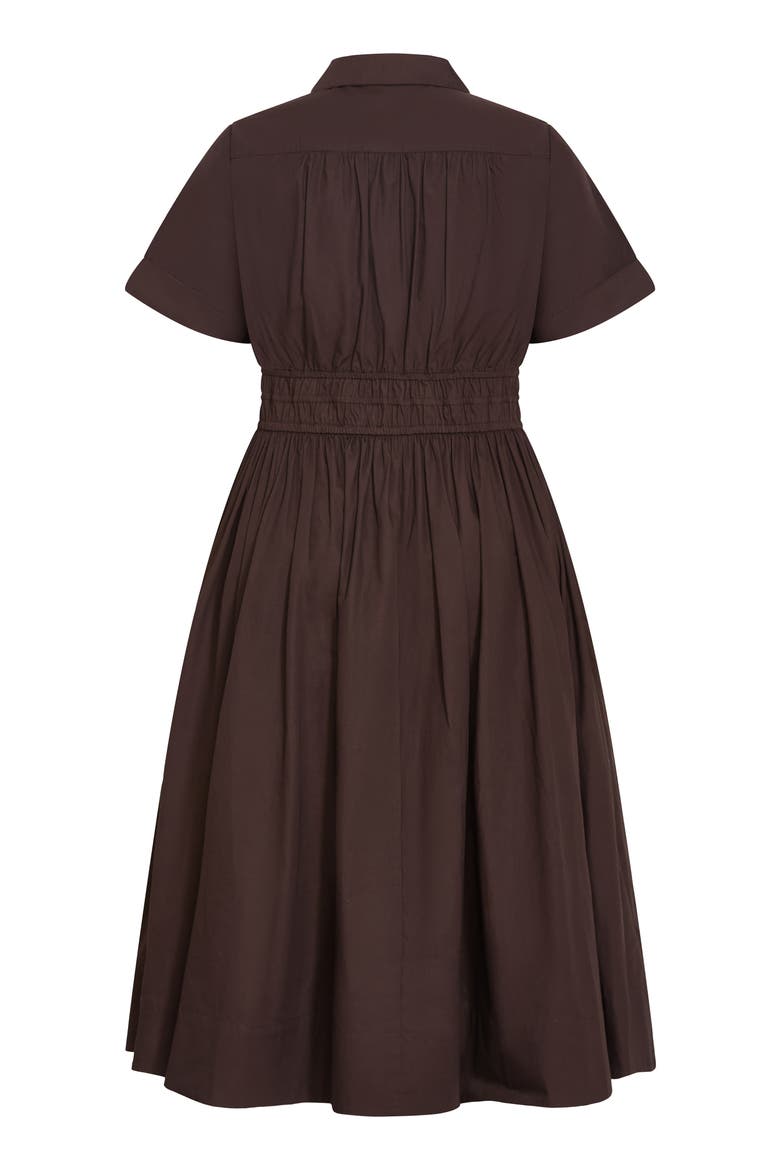 Lana Shirtdress, Alternate, color, CHOCOLATE