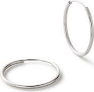Ana Luisa Gold Slim Hoop Earrings - Medium