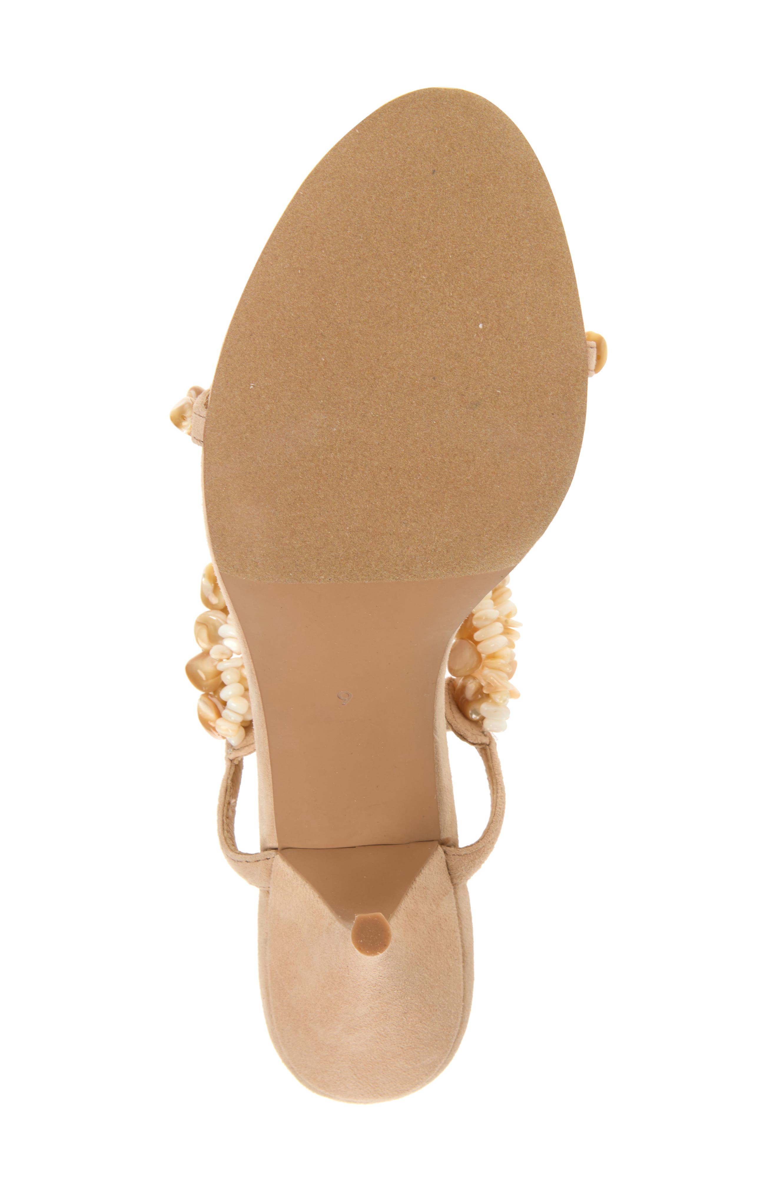 Jeffrey Campbell Volcana Ankle Strap Sandal, Alternate, color, Beige Suede Combo