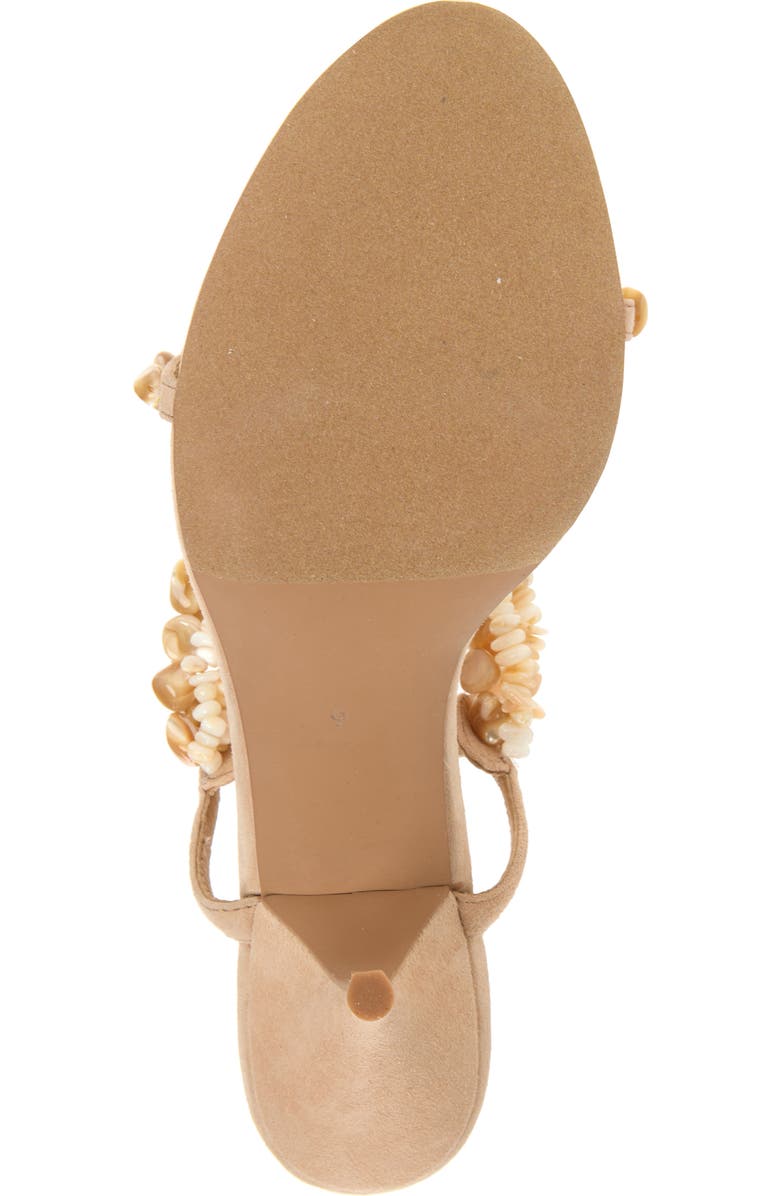 Jeffrey Campbell Volcana Ankle Strap Sandal, Alternate, color, Beige Suede Combo