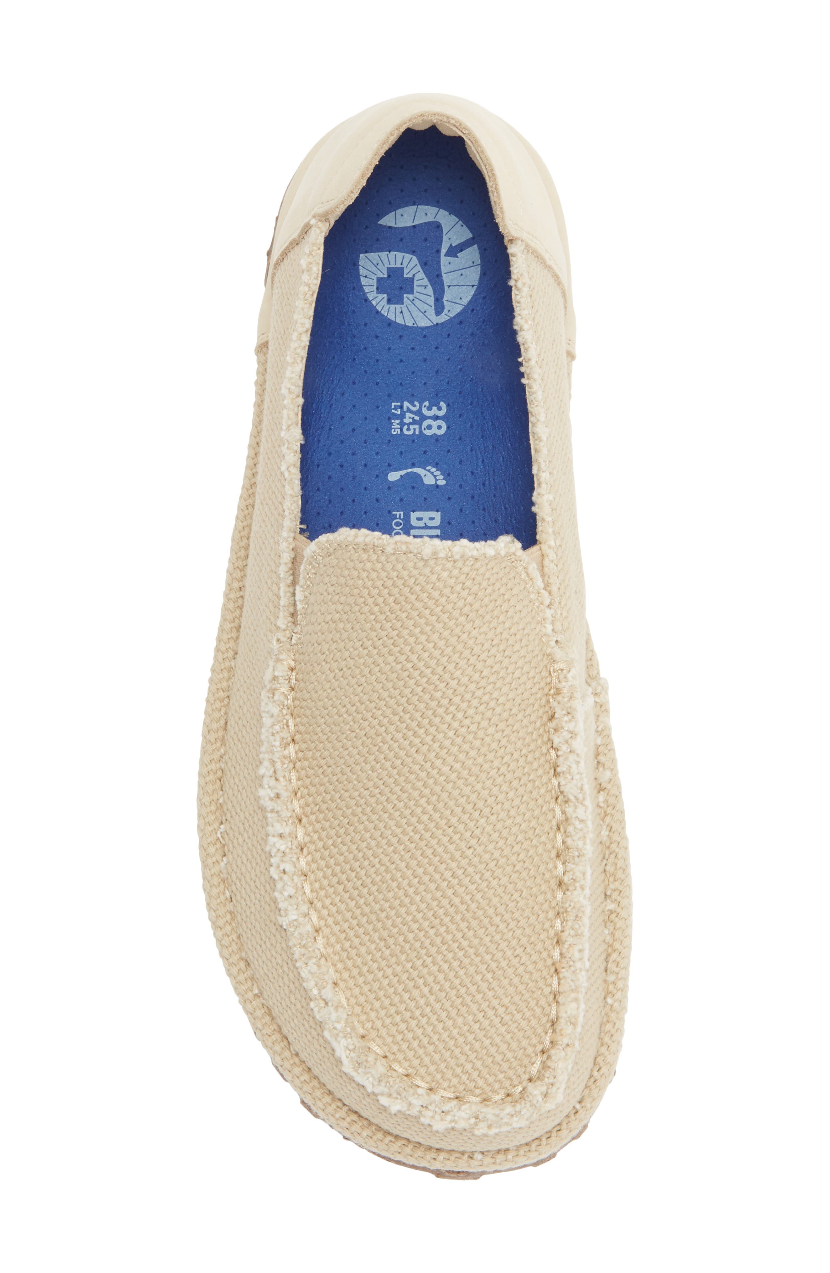 Birkenstock Utti Canvas Loafer - Discontinued, Alternate, color, Sandcastle