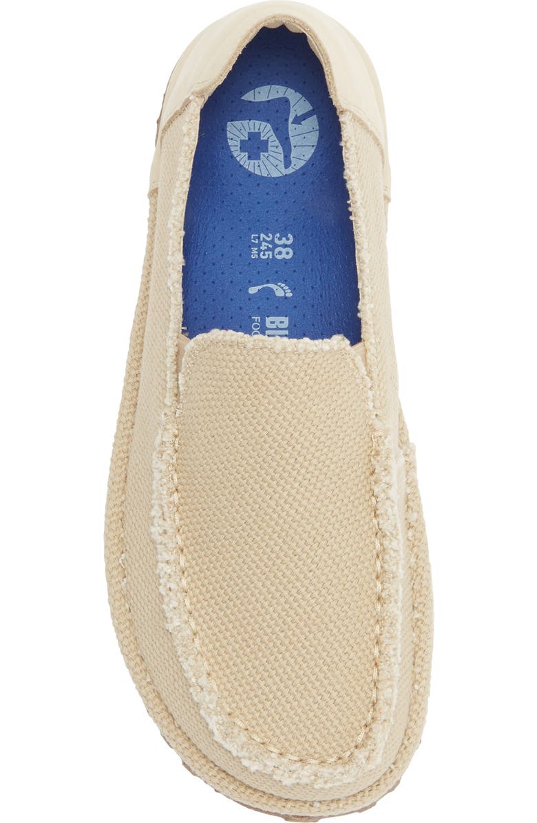 Birkenstock Utti Canvas Loafer - Discontinued, Alternate, color, Sandcastle