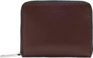 AllSaints Lena Hex Leather Zip Wallet