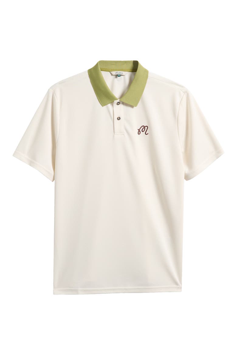 Fairway Hex Piqué Golf Polo, Main, color, IVORY