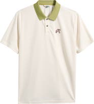 MALBON GOLF Fairway Hex Piqué Golf Polo