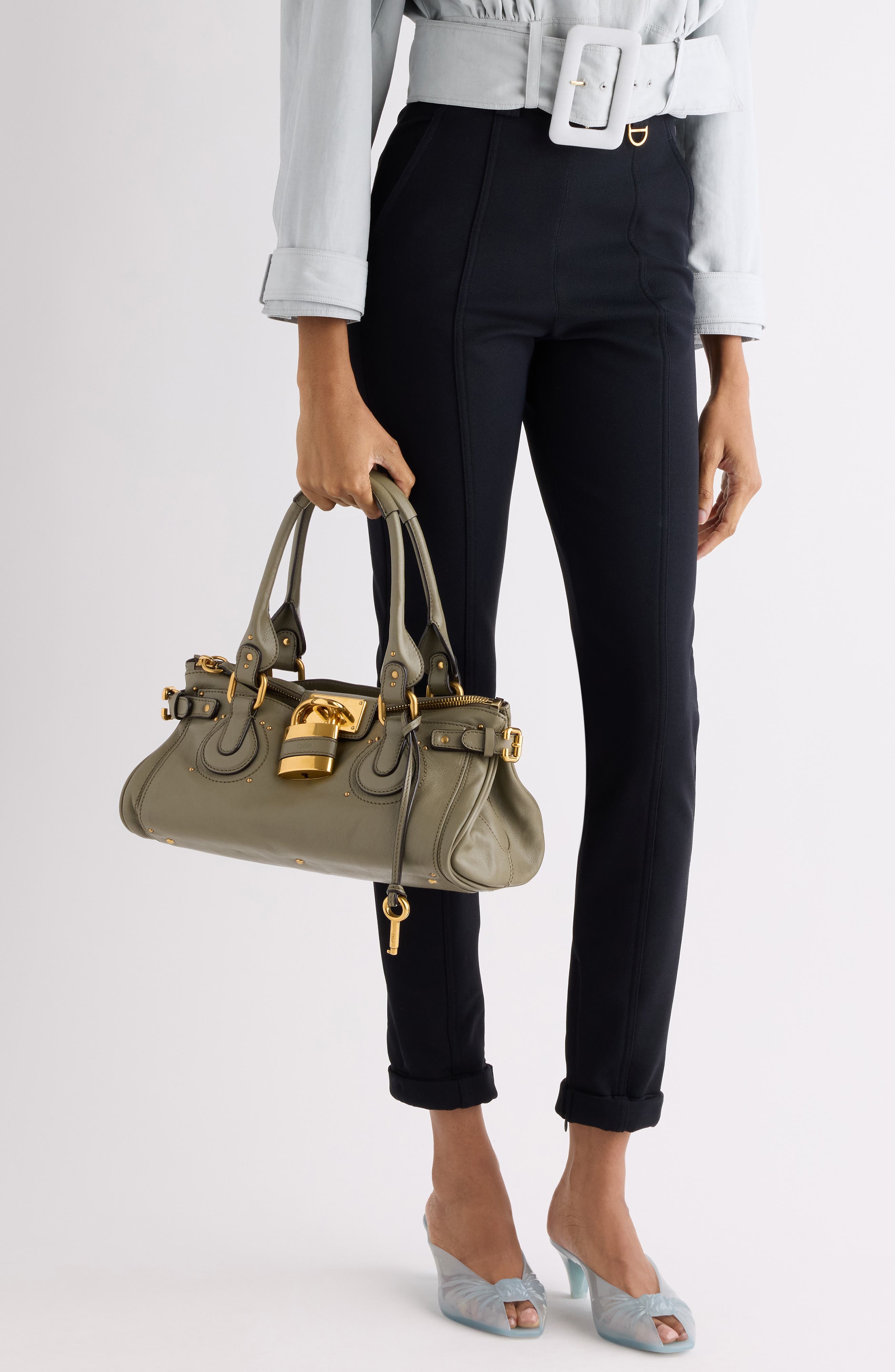 Paddington Leather Satchel, Alternate, color, ALOE GREEN