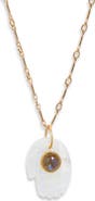 Child of Wild Luminous Hamsa Pendant Necklace