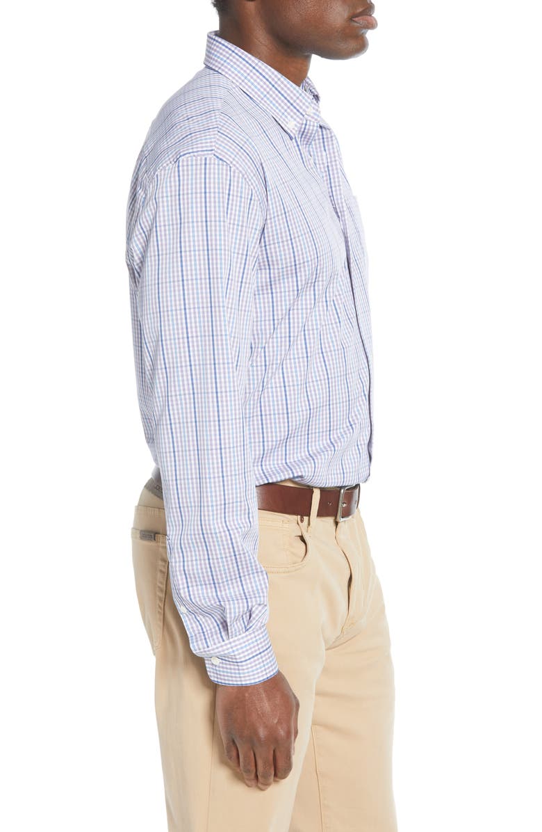 johnnie-O Classic Fit Plaid Button-Up Shirt, Alternate, color, 