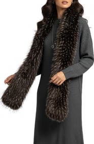 SAACHI Faux Fur Scarf