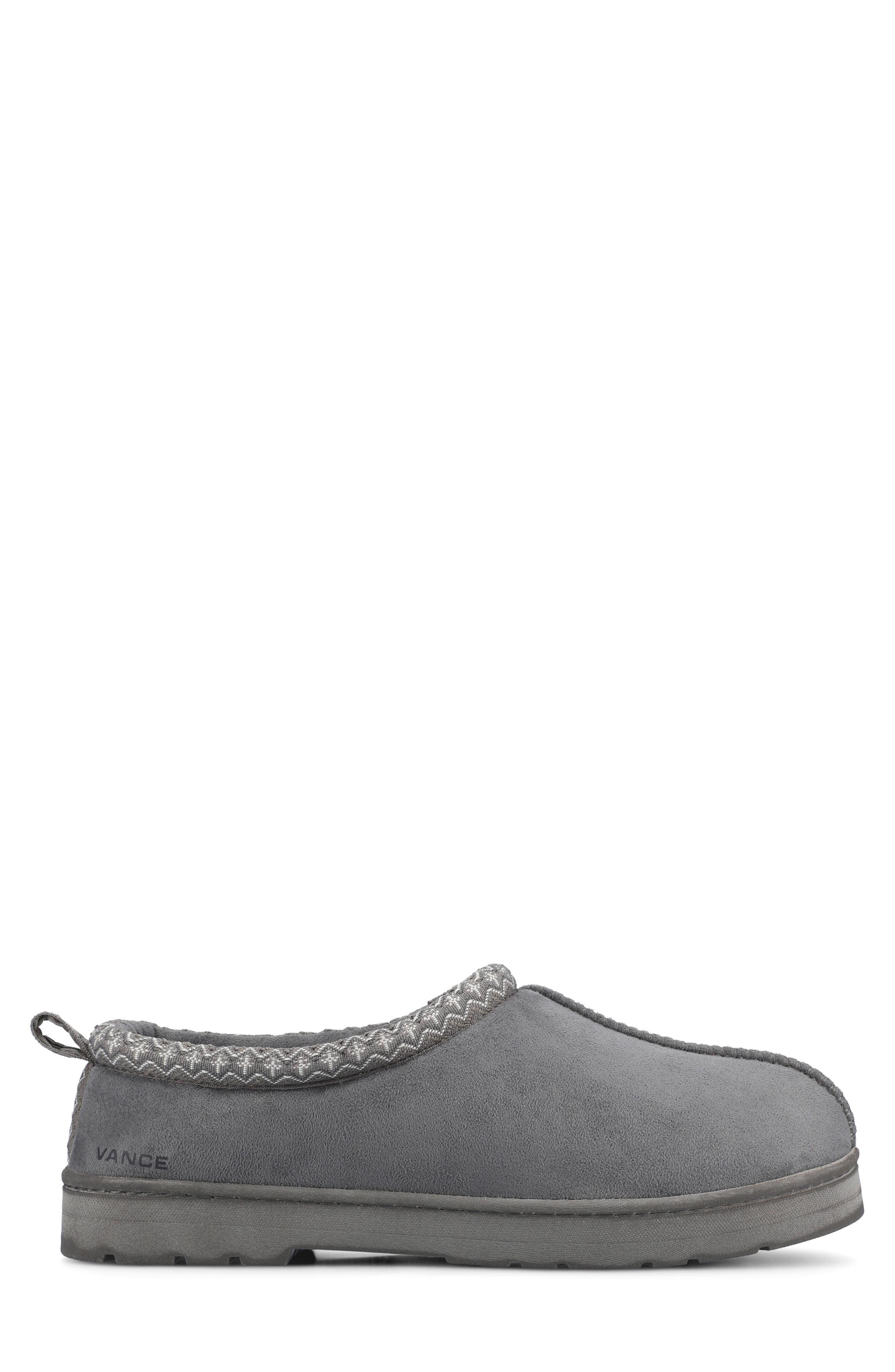 VANCE CO Lance Leather Slipper, Alternate, color, Grey