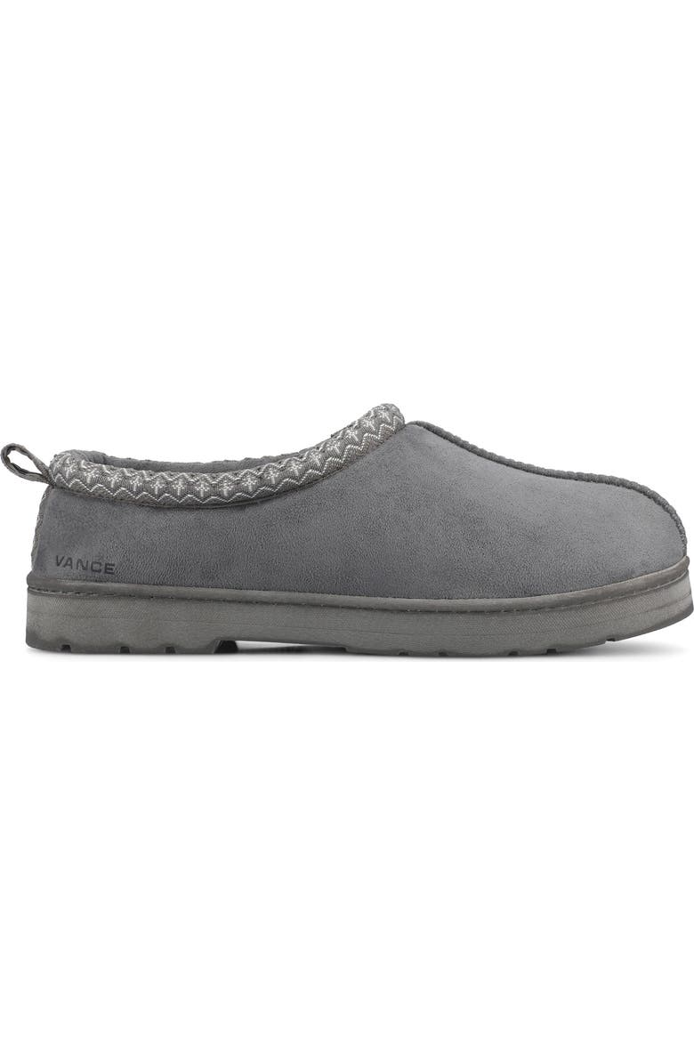 VANCE CO Lance Leather Slipper, Alternate, color, Grey