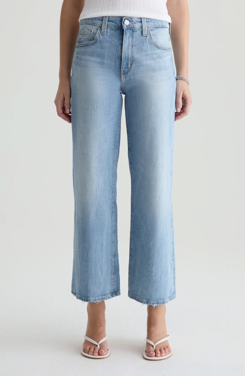 AG Saige Ankle Wide Leg Jeans, Alternate, color, Kings River