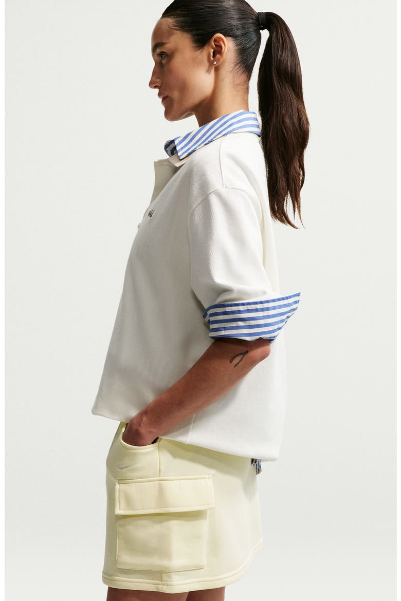 Phoenix French Terry Cargo Miniskirt, Alternate, color, ALABASTER/ SAIL