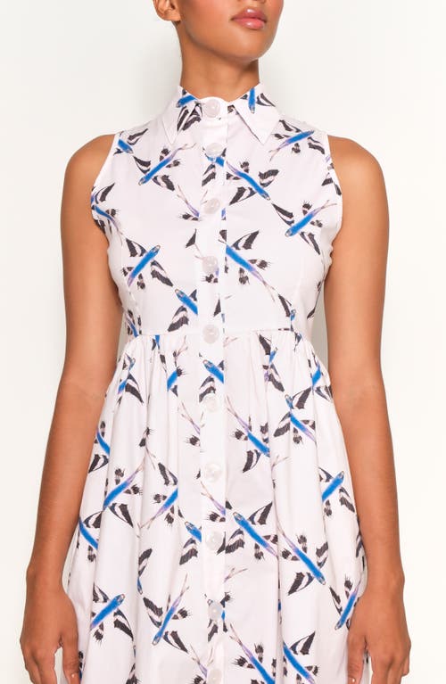 THE LULO PROJECT THE LULO PROJECT PIER SLEEVELESS MIDI SHIRTDRESS