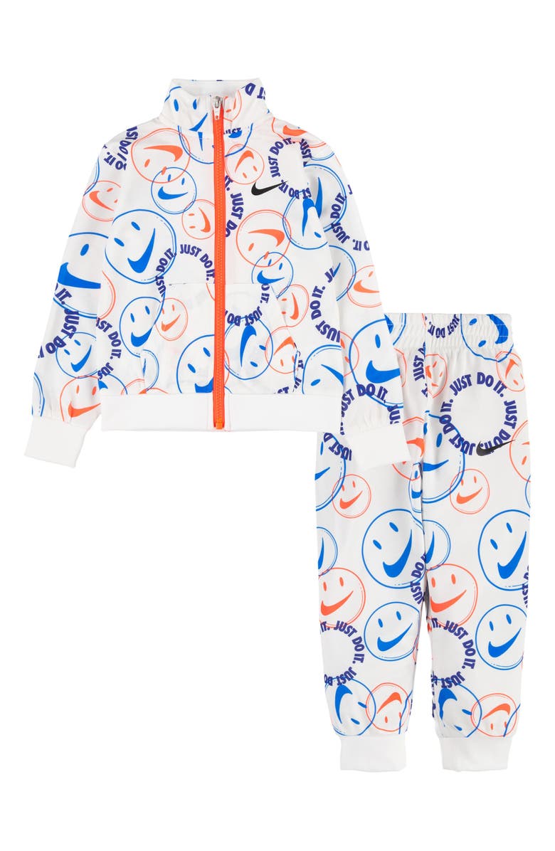 Nike Kids' Smiley Face Graphic Tricot Track Set, Main, color, 