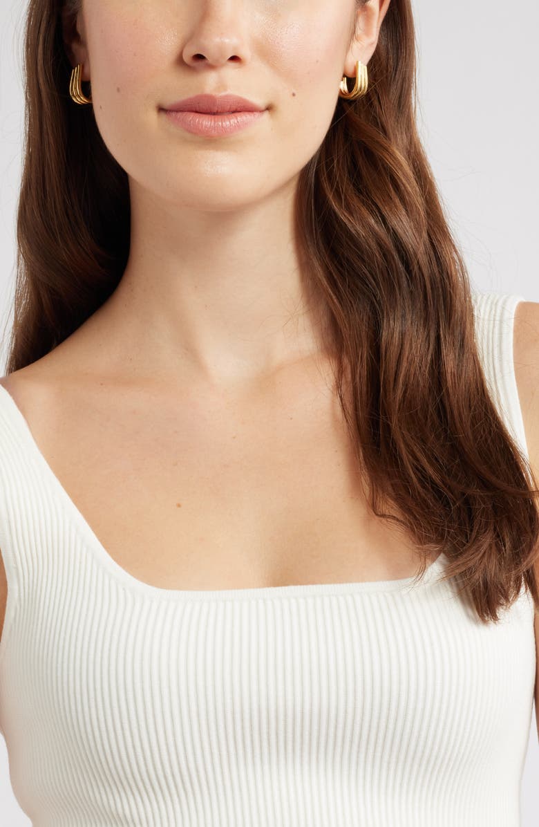 Nordstrom Demi Fine Ridged Triple Hoop Earrings, Alternate, color,