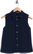 ELIE ELIE TAHARI Sleeveless Buttoned Top