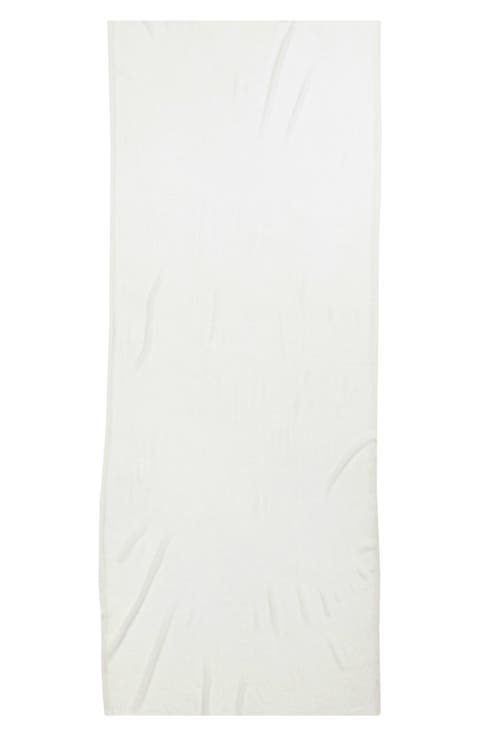 Fine Gauge Cashmere & Metallic Scarf